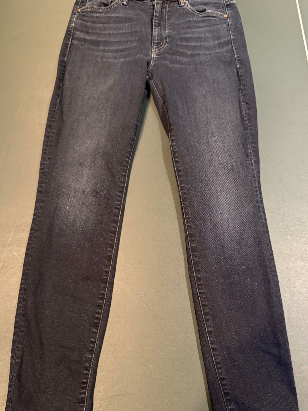 MOTHER High Waisted Looker Jeans Women’s 27 Dark Wash Skinny High Rise Made USA